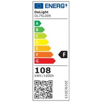 Lustra LED 108W cu 6 brate, 3 culori 3000K-6500K, telecomanda, 700x700mm - imagine 9