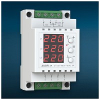 Releu de Tensiune Trifazat ZUBR 3F, 120-280V, 5A, Sina DIN