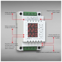 Releu de Tensiune Trifazat ZUBR 3F, 120-280V, 5A, Sina DIN - vedere laterala