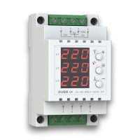 Releu de Tensiune Trifazat ZUBR 3F, 120-280V, 5A, Sina DIN - imagine 6