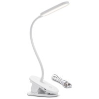 Lampa LED de birou cu clema 3W 200lm 3000K-6500K senzor miscare, acumulator 1200mAh