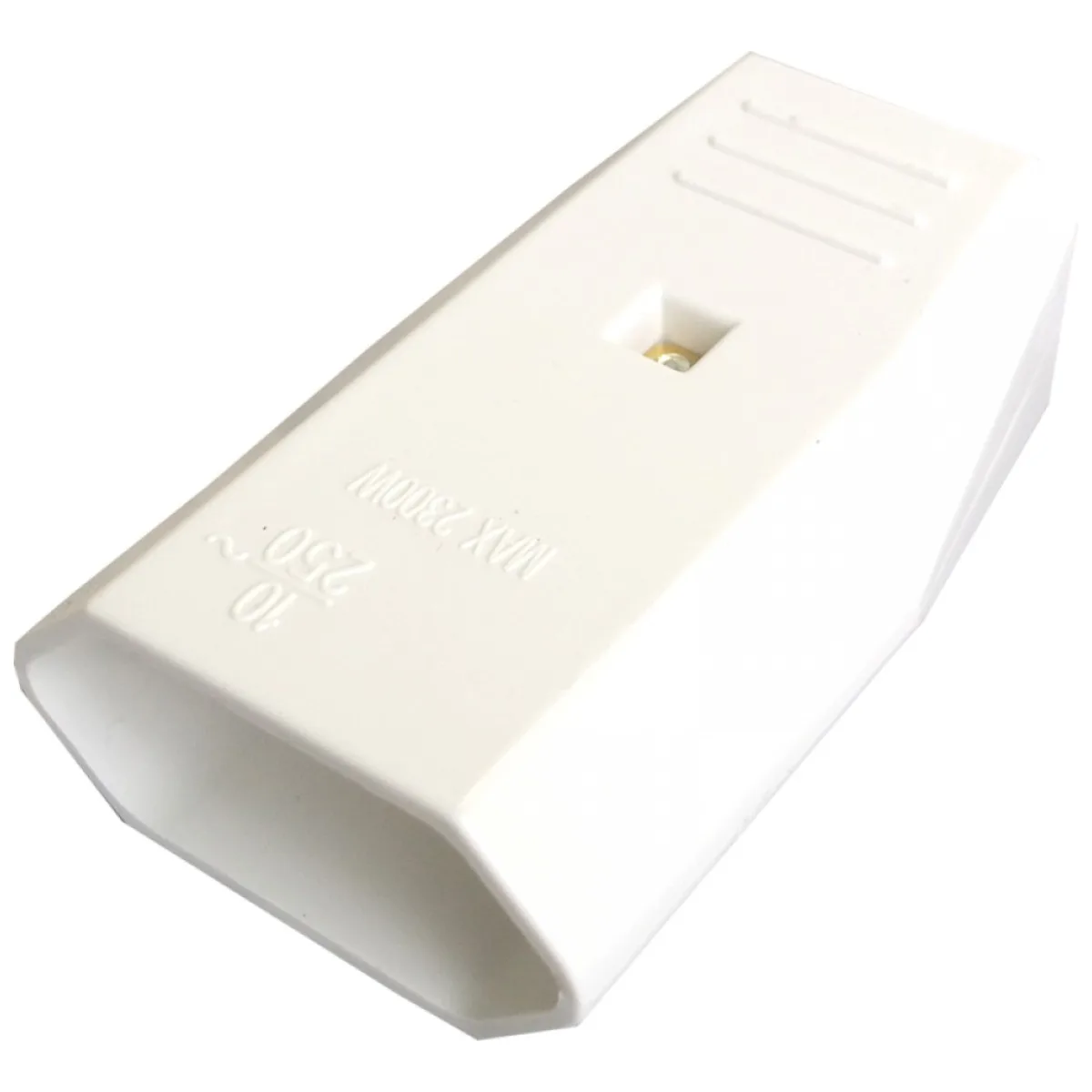 Cupla Plata 10A cu Contact de Protectie, 250V, IP20, Alb