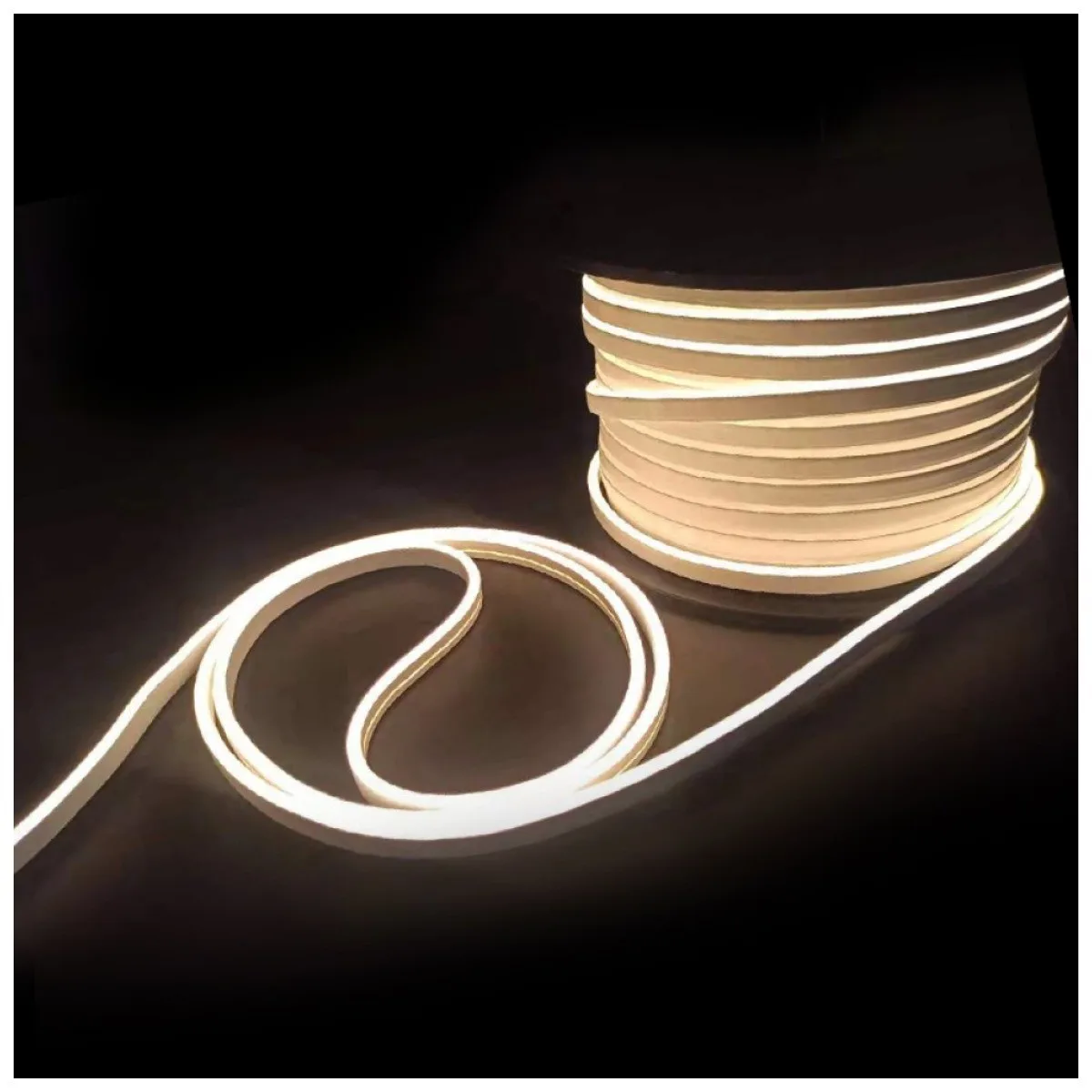 Neon Flex LED Lumina Calda 3000K 8W/m 5x11mm 24V IP65