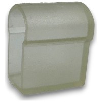 Capac Terminal Neon Flex 8x16mm, Dop Etansare Capat Tub - vedere laterala