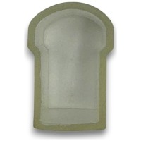 Capac Terminal Neon Flex 8x16mm, Dop Etansare Capat Tub - detaliu