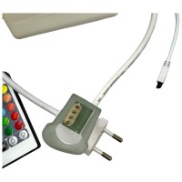 Controller Neon Flex 220V cu Telecomanda IR, 720W, tub 14x23mm pin 12mm - vedere laterala