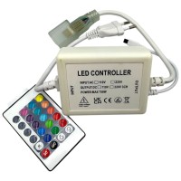 Controller Neon Flex 220V cu Telecomanda IR, 720W, tub 14x23mm pin 12mm - detaliu