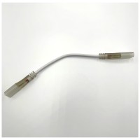 Conector cu fir alimentare neon flex 8x16mm, pin 6mm, fir 23cm - vedere laterala