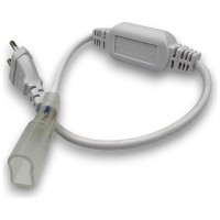 Alimentator neon flex 220V cu stecher, 8x16mm, pin 6mm - imagine 5