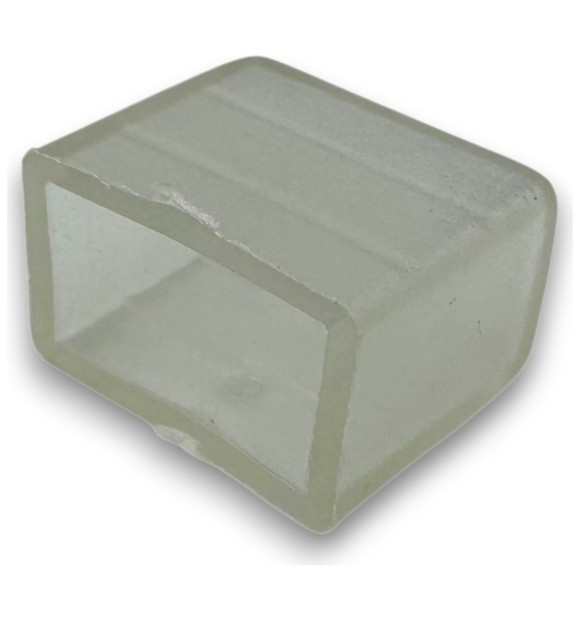 Capac Terminal Neon Flex 14x23mm, Dop Etansare Capat Tub LED