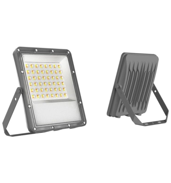 Proiector LED Exterior 50W 5000lm 6500K IP65, Alb Rece