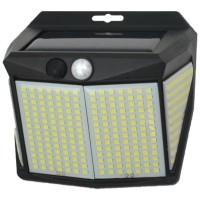 Aplica LED solara cu senzor de miscare 320 LED, IP65, 6500K - detaliu