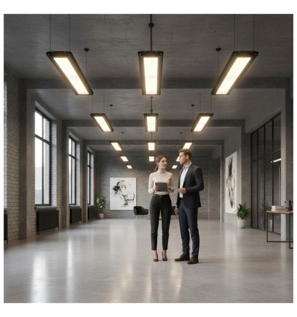 Corp LED Industrial Liniar 200W 6500K IP65 991mm Alb Rece