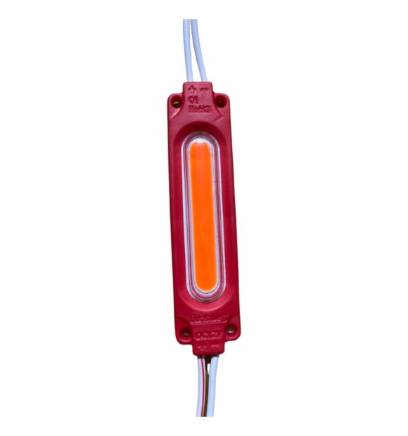 Modul LED COB Rosu 6 LED-uri 2W 150lm 12V IP65 pentru exterior