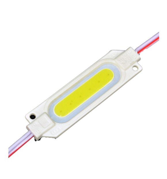 Modul LED COB alb 6400K, 6 LED-uri 2W/150lm, 12V IP65