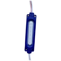 Modul LED COB Albastru 6 LED-uri 2W 150lm 24V IP65 pentru reclame