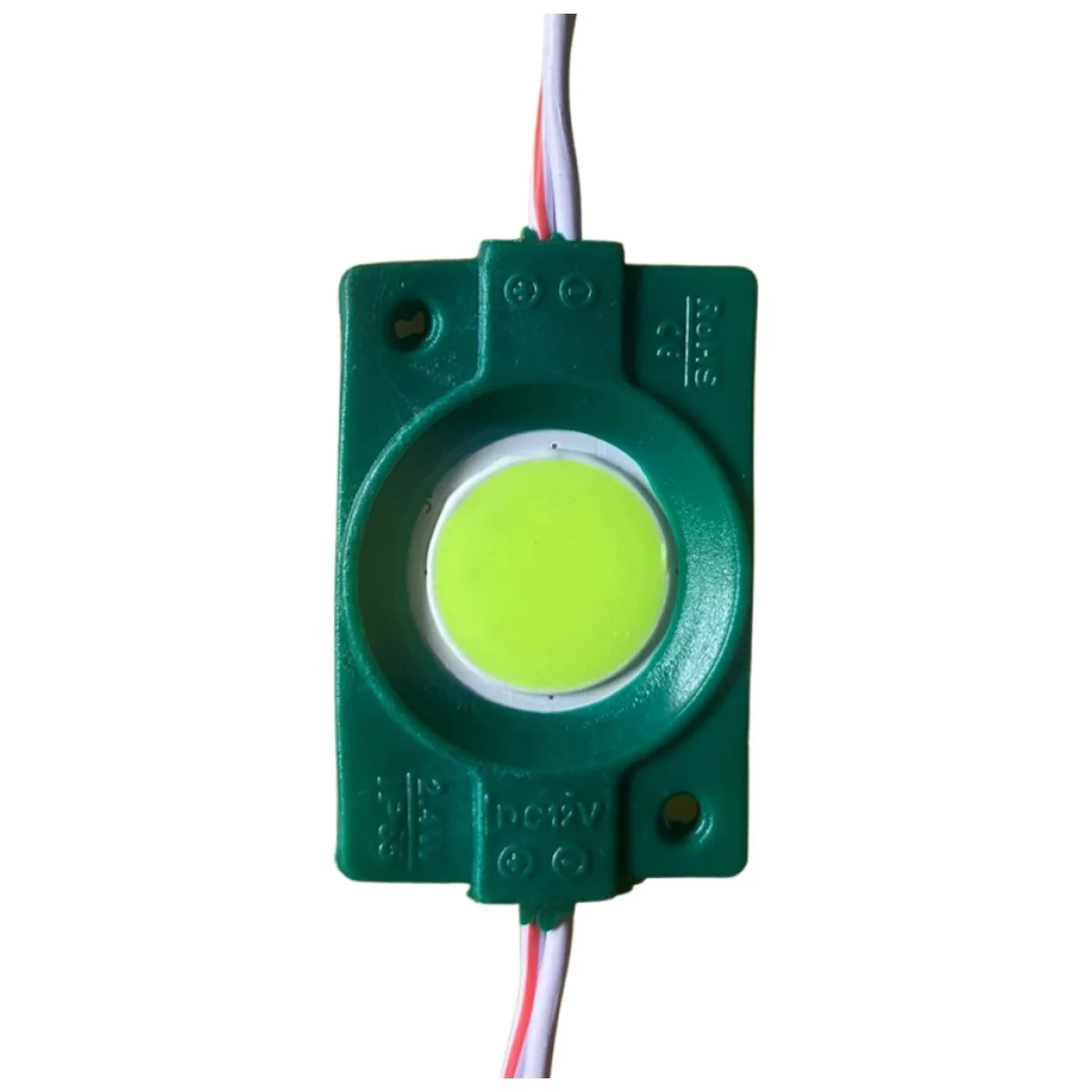 Modul LED COB Verde 9 LED-uri 2.4W 200lm 12V IP65 etansat