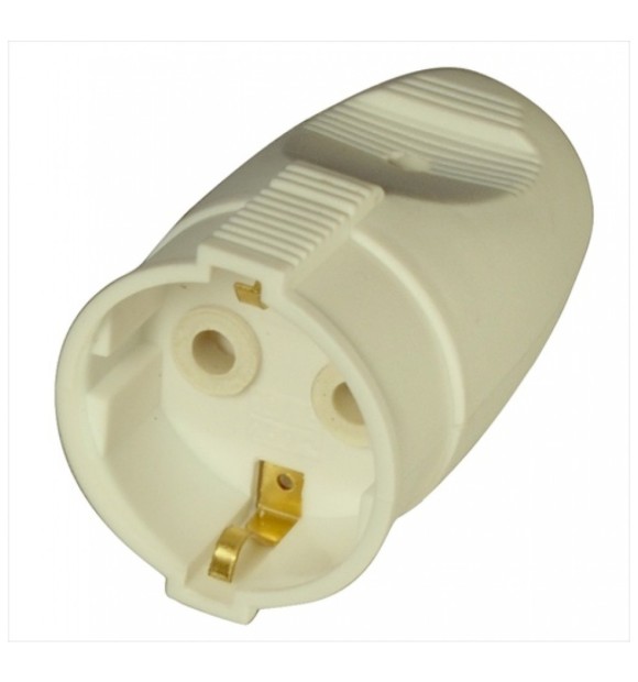 Cupla ceramica 10A cu contact de protectie (Cp), 2P+T 230V