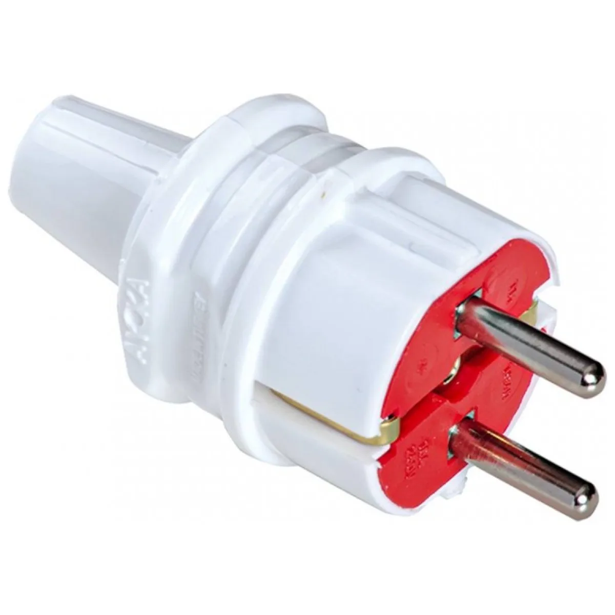 Stecher Axial 16A 250V cu Contact de Protectie, Plastic IP20