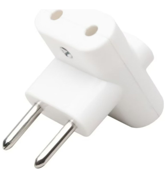 Stecher Triplu fara CP 6A, 250V, Contact Cupru, IP20, Alb
