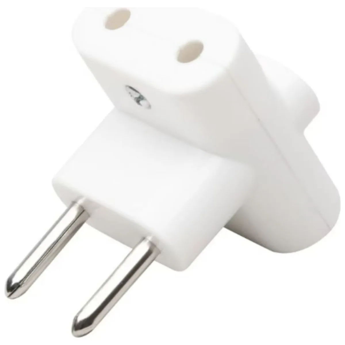 Stecher Triplu fara CP 6A, 250V, Contact Cupru, IP20, Alb