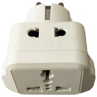 Adaptor Priza Anglia (UK) - Romania, 220V, Plastic Ignifug - vedere laterala