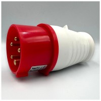 Stecher Industrial Trifazic 3P+N+E 16A, IP44, Plastic Ignifug - vedere laterala
