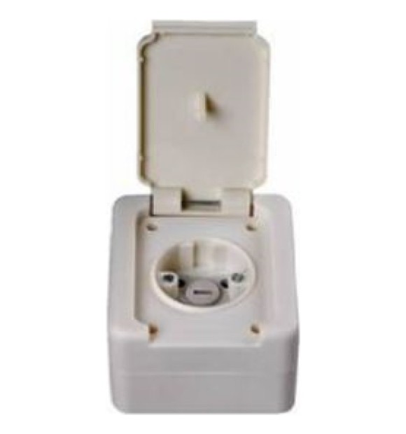 Priza Trifazica 16A 400V IP44, Montaj Aplicat, 3P+N+E