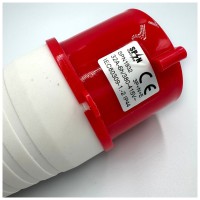 Stecher Industrial Trifazat 3P+N+E 32A, IP44, Fisa CEE 5 Poli - vedere laterala