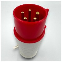 Stecher Industrial Trifazat 3P+N+E 32A, IP44, Fisa CEE 5 Poli - imagine 7