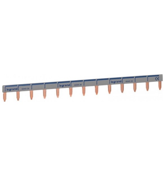 Bara distributie pieptene 1P+N 13 module 63A cupru pentru tablou