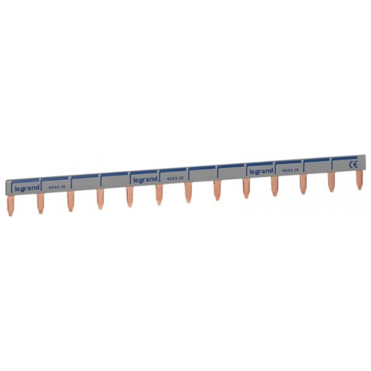 Bara distributie pieptene 1P+N 13 module 63A cupru pentru tablou