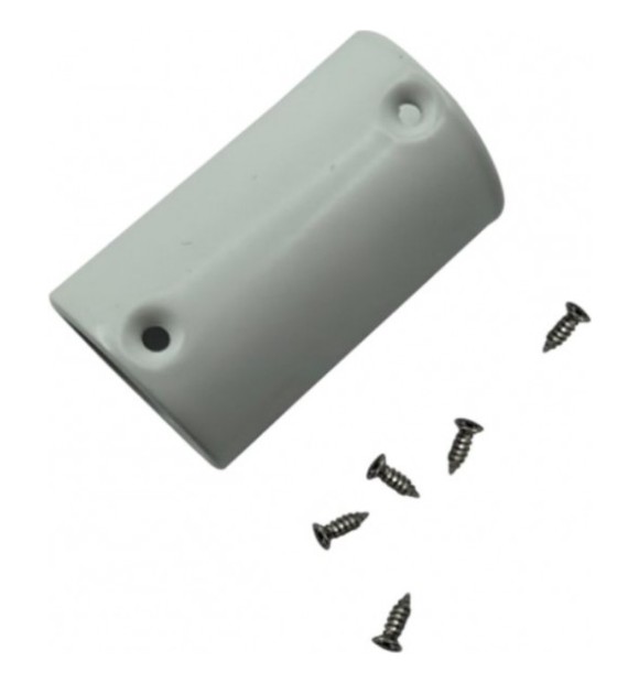 Conector prelungire tub neon flex 360 grade Ø22 mm, aluminiu Ø28xL51mm