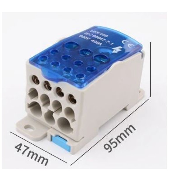 Clema derivatie 1P 400A pentru distributie in tablou electric
