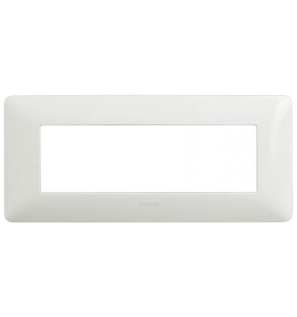 Rama ornamentala 6 module Matix, plastic alb - placa decorativa
