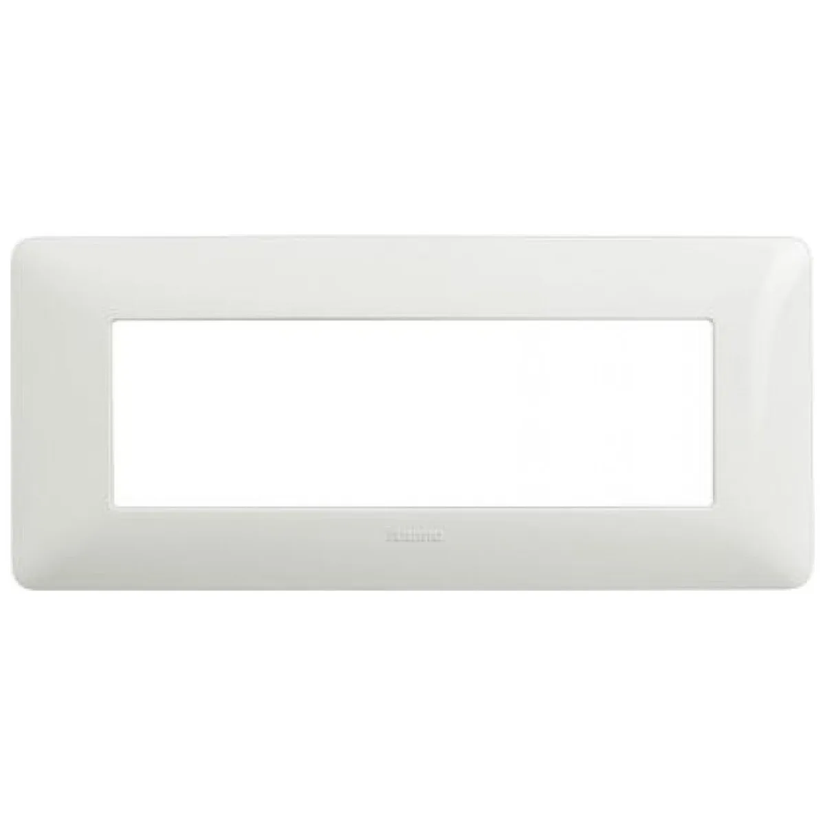 Rama ornamentala 6 module Matix, plastic alb - placa decorativa