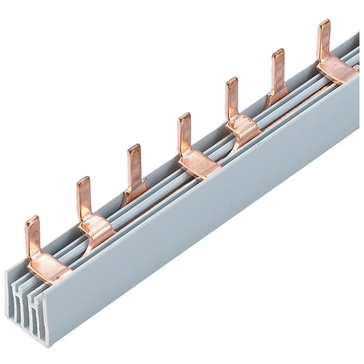Bara colectoare cupru 3P, 100 cm, 415V 50A pentru tablou electric