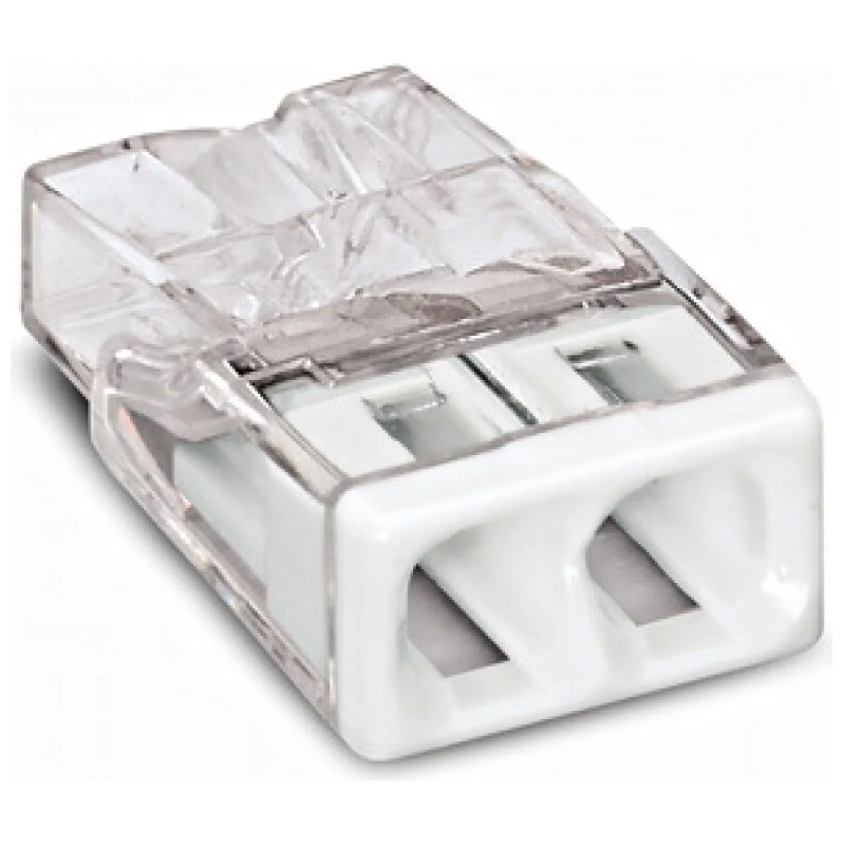 Conector derivatie WAGO 2 poli, cablu masiv 0.08-2.5 mmp, 32A 400V