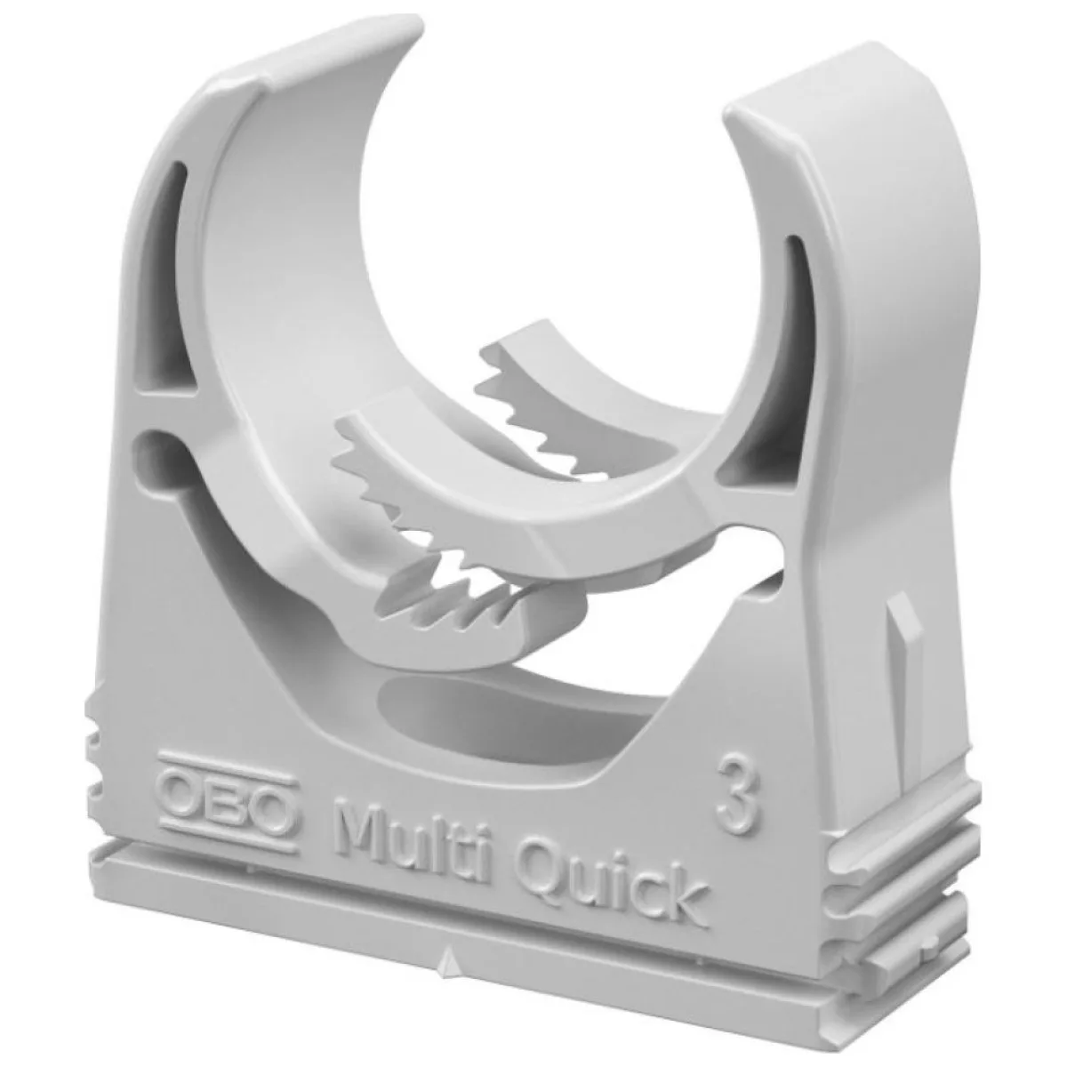 Clema fixare cablu Multi-Quick 15-19mm PVC gri