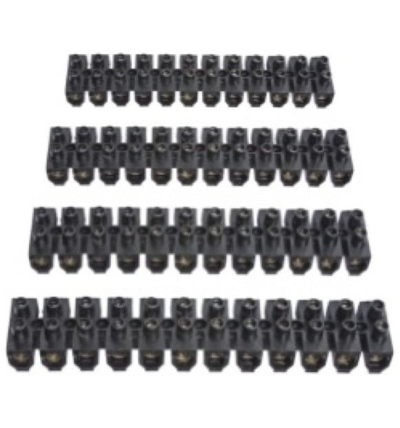 Clema sir 12 poli, 80A pentru conductor 16 mmp, conexiune cu surub