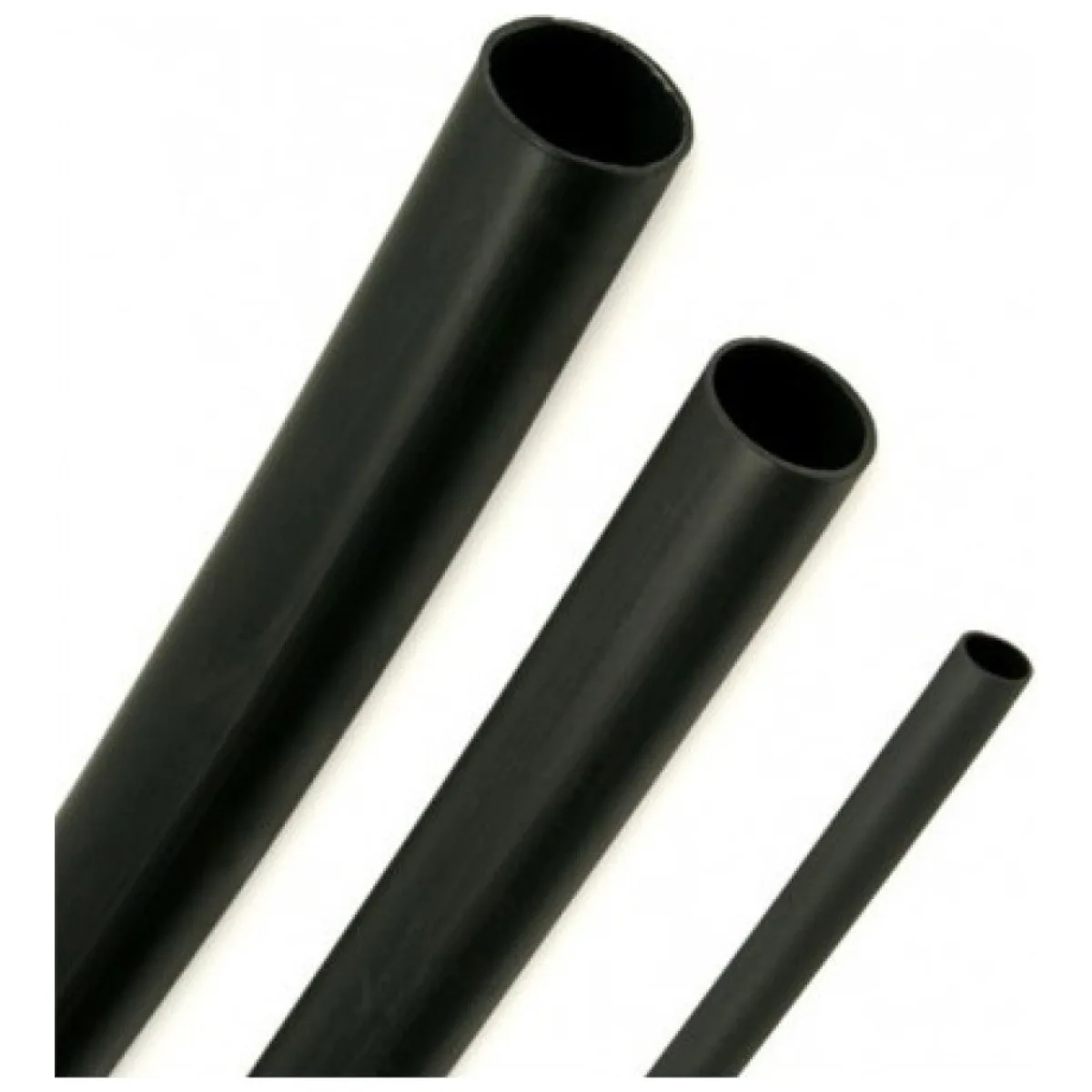 Tub termocontractabil 5/2.5mm negru, rata 2:1, colac 10m