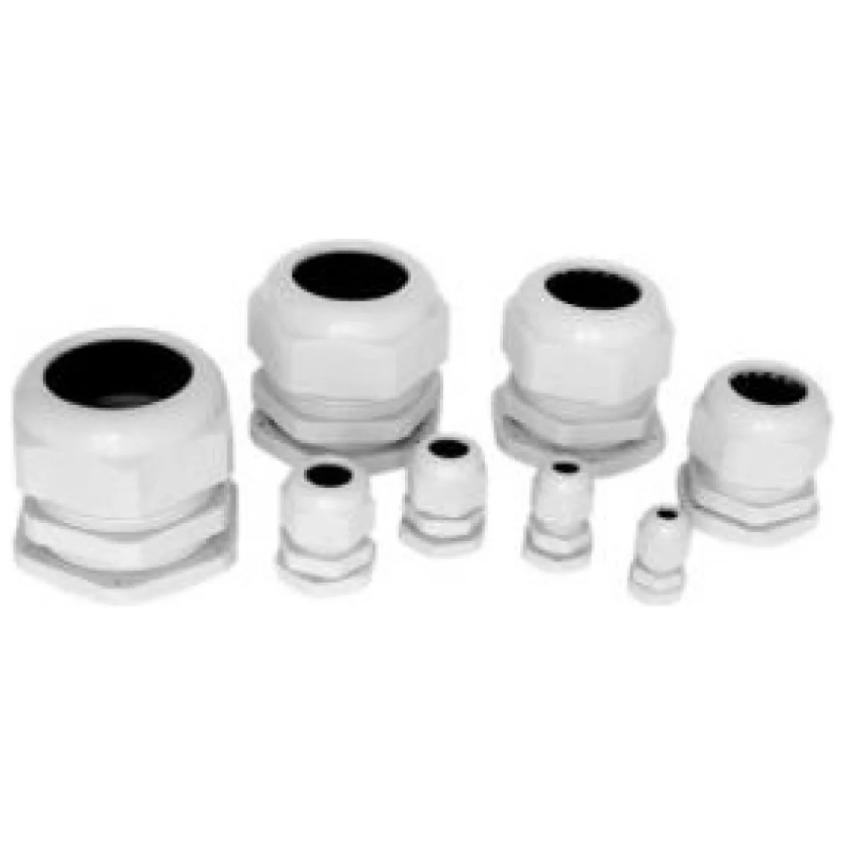Presetupa cablu PG36 IP67 din plastic, gri, 46x59 mm