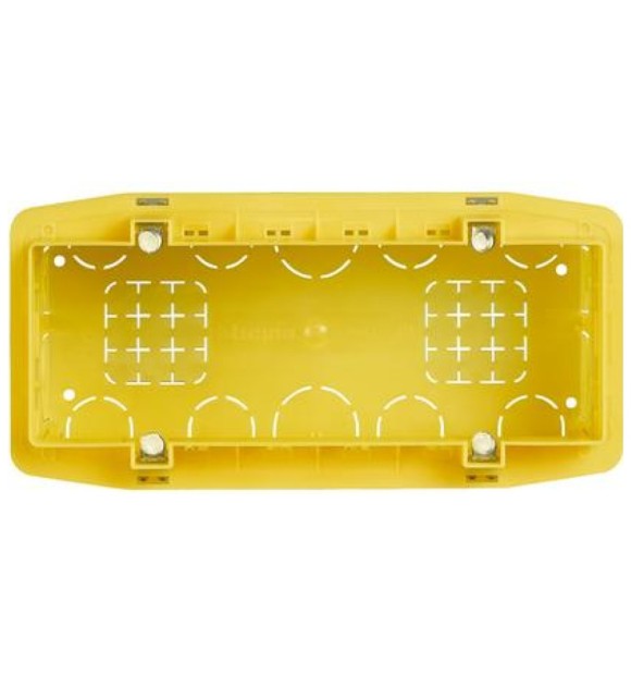 Doza aparat 6 module incastrata, plastic ignifug Bticino 506L