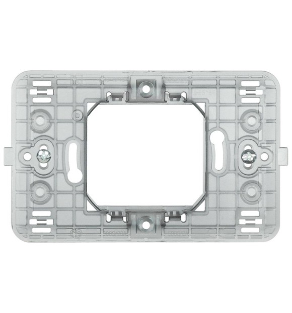 Suport rama ornamentala 2 module Bticino Matix, montaj centrat