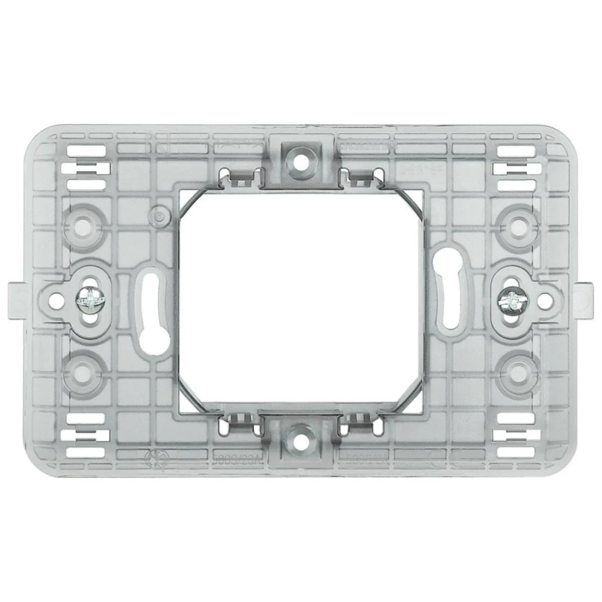Suport rama ornamentala 2 module Bticino Matix, montaj centrat