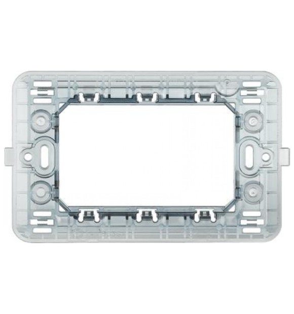 Suport rama 3 module Bticino Matix 503SA, sasiu plastic aparataj