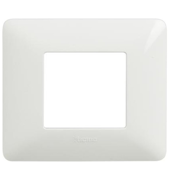 Rama ornamentala alb Bticino Matix, 2 module, plastic