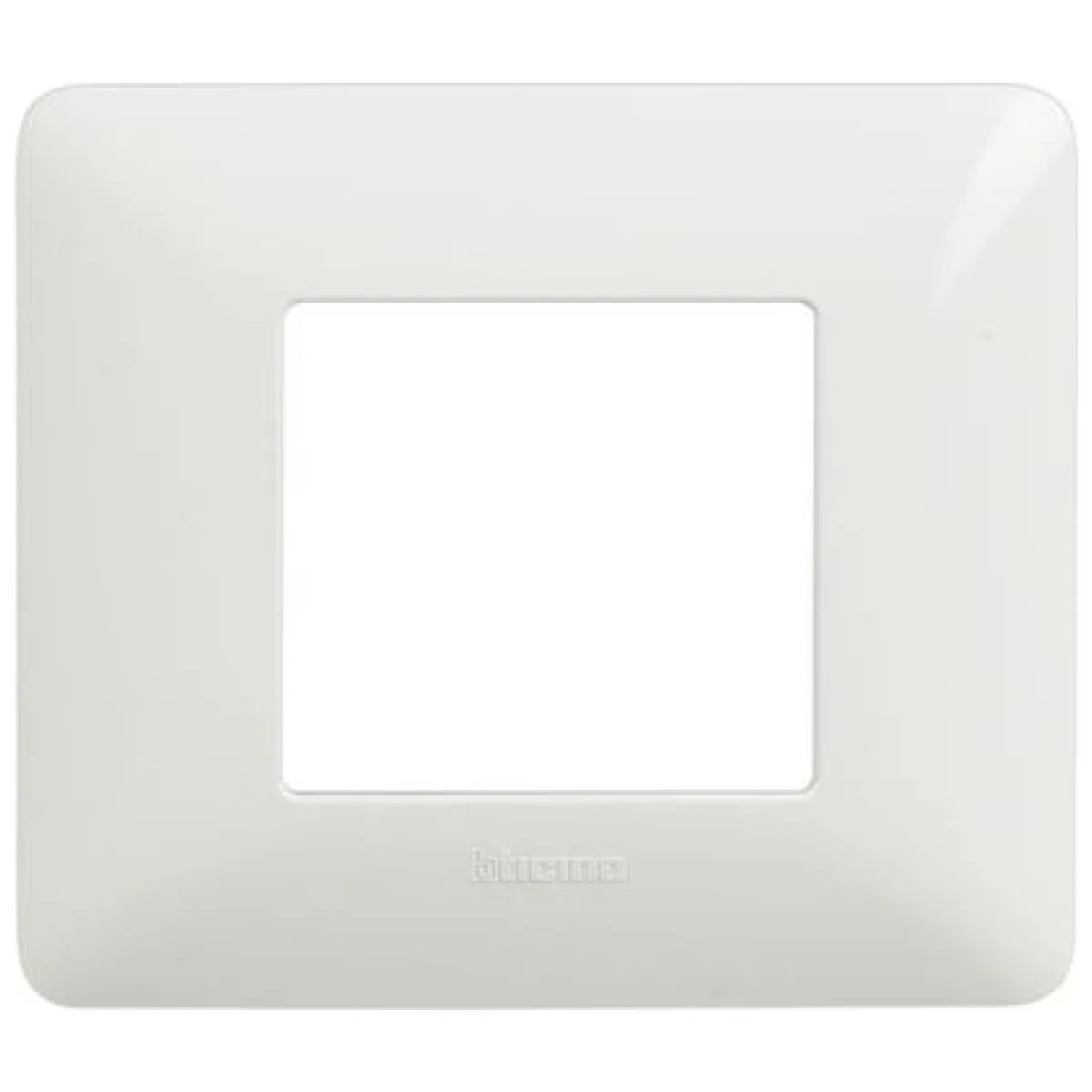 Rama ornamentala alb Bticino Matix, 2 module, plastic