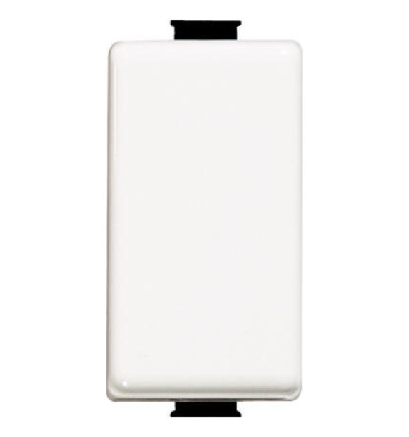 Buton cu revenire alb Matix, 1 modul, contact momentan pentru sonerie si releu