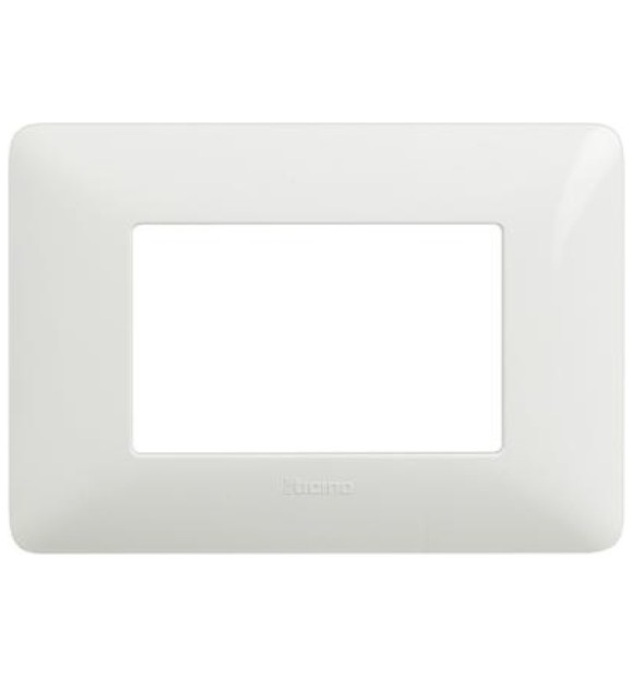 Rama ornamentala 3 module alb Matix, placa frontala aparataj